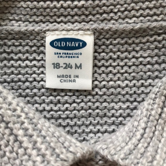18-24 month old navy cardigan - Picture 2 of 3